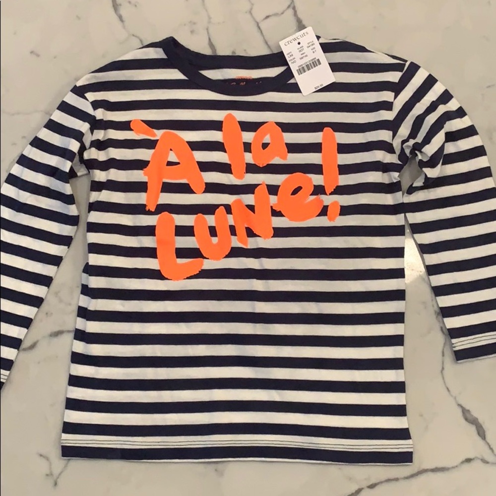 NWT Crewcuts Collectibles Graphic Top size 6-7